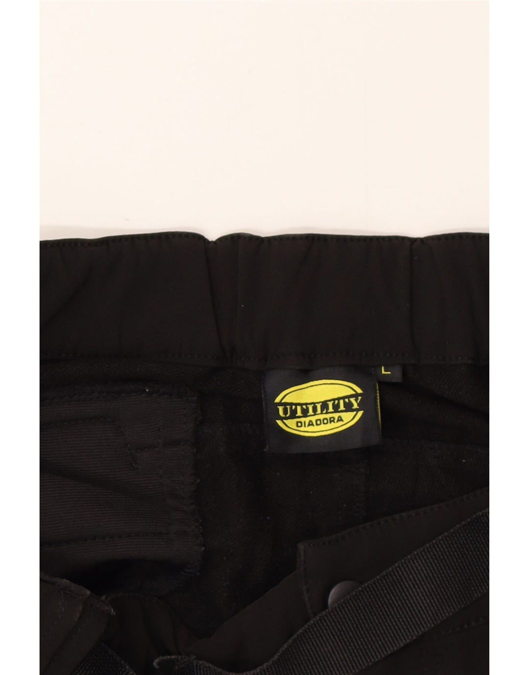 Pantaloni Cargo Drepți Diadora Bărbați Mari W34 L34 Negri