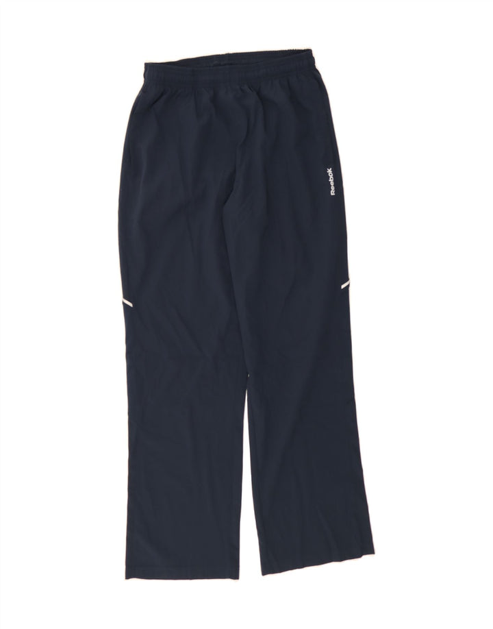 REEBOK Mens Tracksuit Trousers Medium  Navy Blue Polyester Vintage Reebok and Second-Hand Reebok from Messina Hembry 