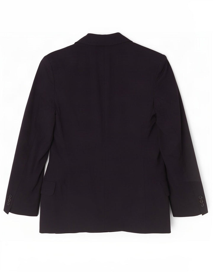 Sacou blazer pentru femei Sisley cu 2 nasturi UK 6 XS Lână virgină bleumarin