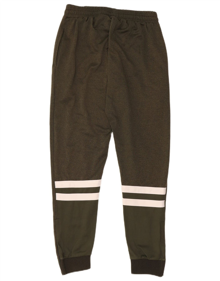 ELLESSE Pantaloni de trening pentru bărbați Pantaloni de jogging Mici Kaki Poliester bloc de culoare