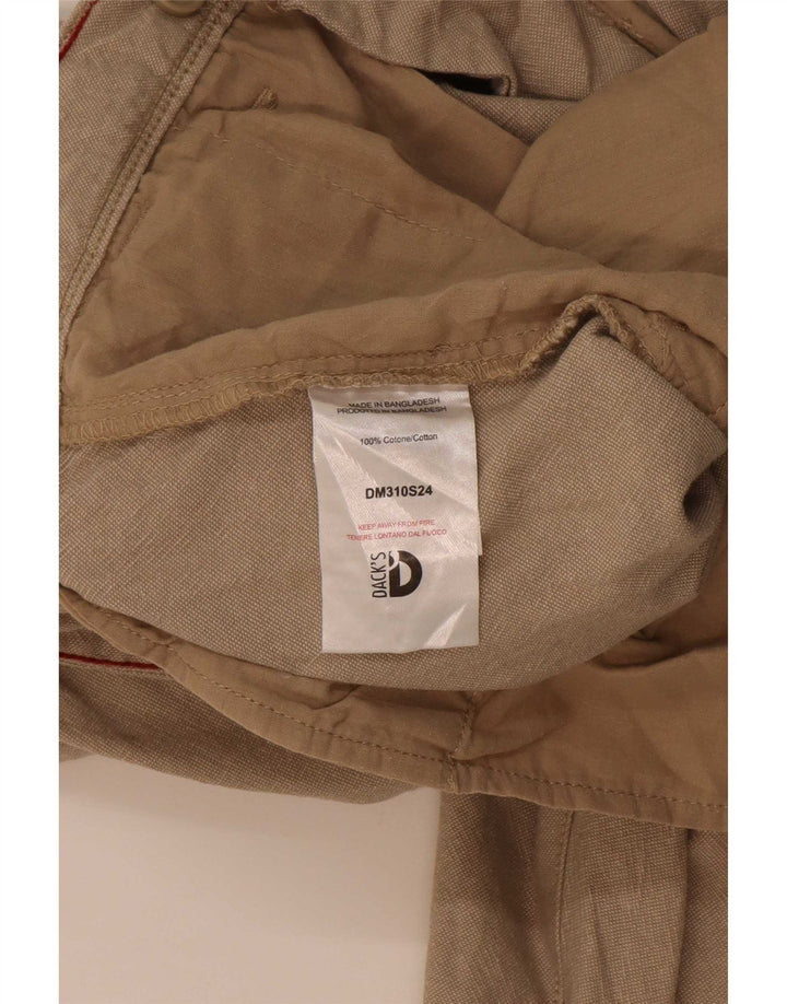 Pantaloni scurți cargo pentru bărbați Dack's IT 48 Medium W32 Bej Bumbac