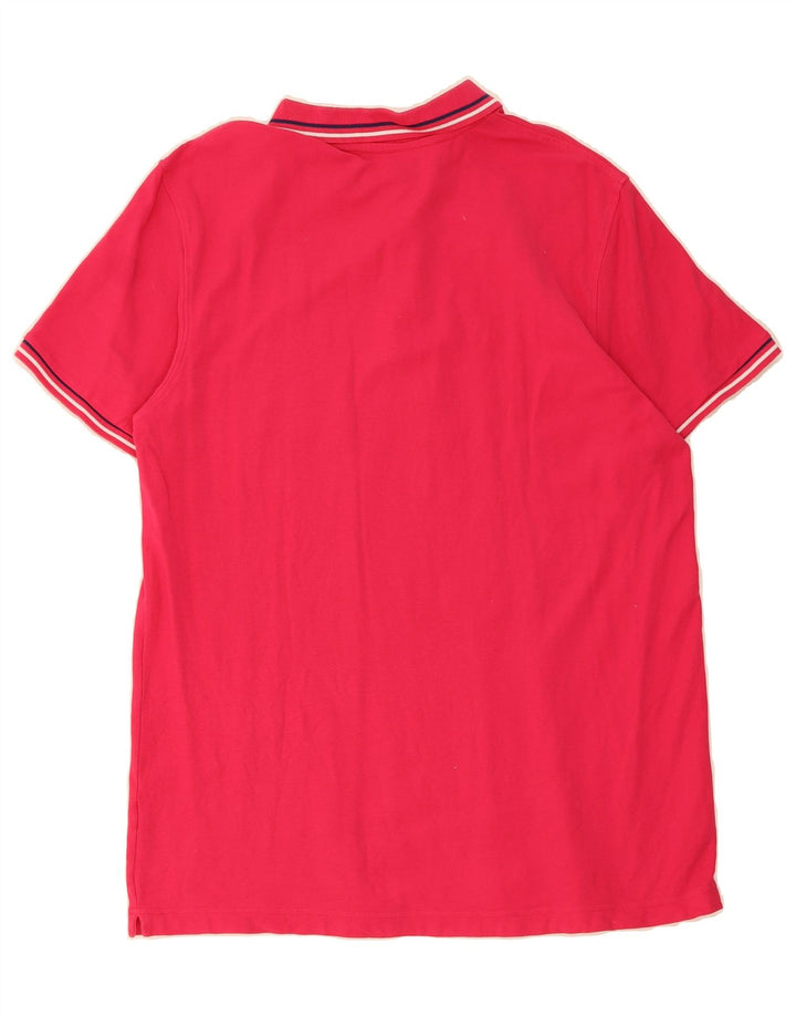 LOTTO Mens Polo Shirt 2XL Pink Vintage Lotto and Second-Hand Lotto from Messina Hembry 