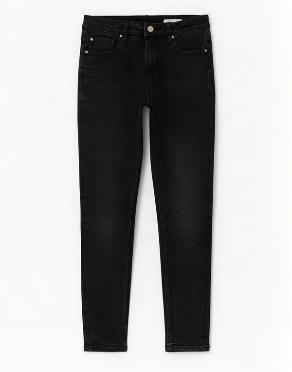 Marks & Spencer Womens The Ivy Skinny Jeans UK 12 Medium W30 L28 Black