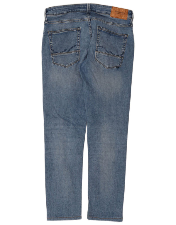Blugi slim pentru bărbați Jack & Jones W32 L29 Bumbac albastru