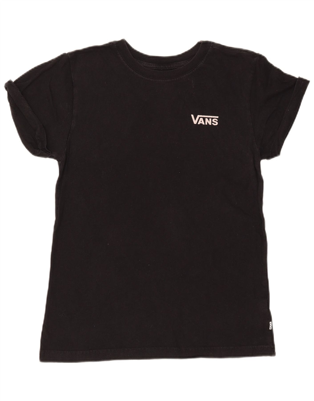 VANS Tricou cu grafic pentru femei Top UK 12 Medium Black Floral Bumbac