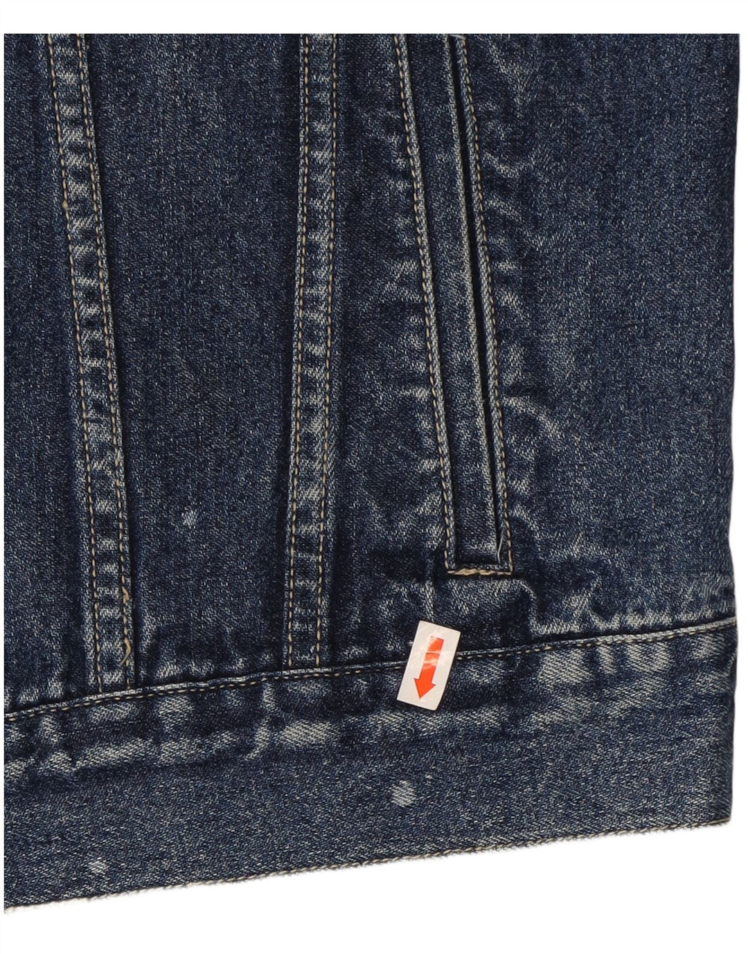 BENETTON Womens Denim Jacket UK 14 Medium Blue Cotton