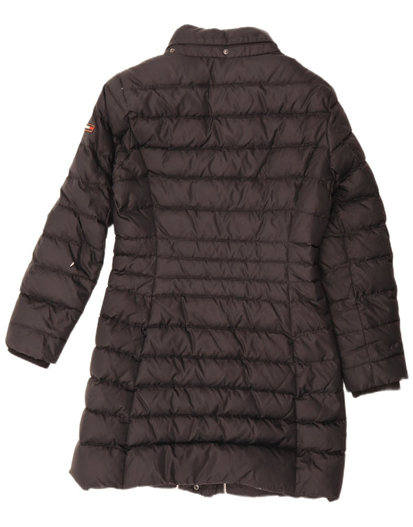 Tommy Hilfiger Womens Padded Coat UK 16 Large Black Polyester