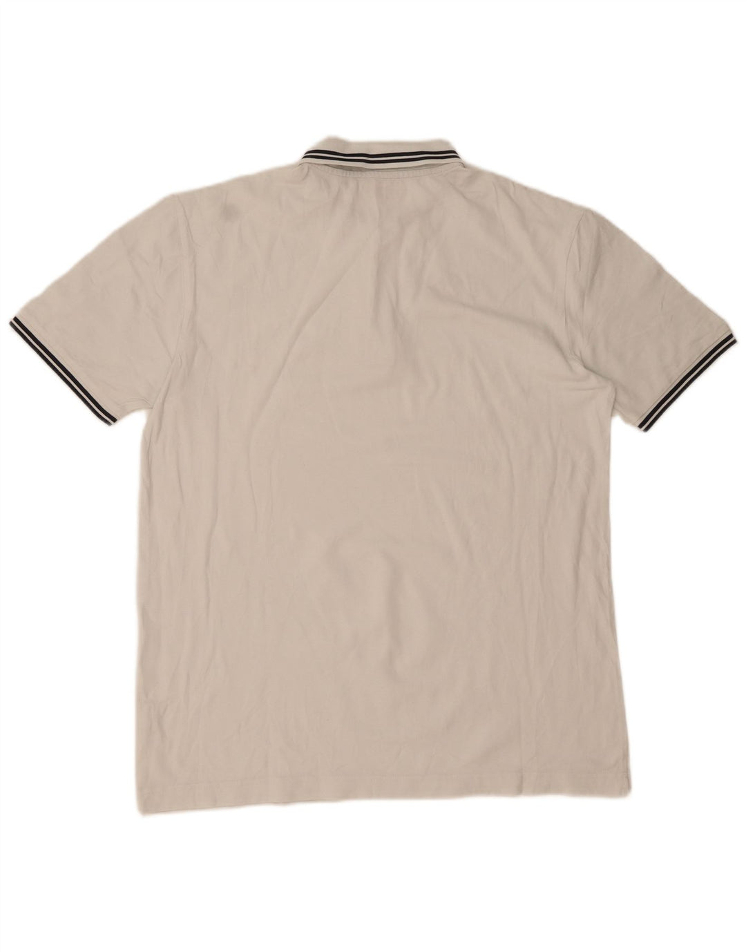 Cămașă polo KAPPA pentru bărbați, bumbac alb 2XL