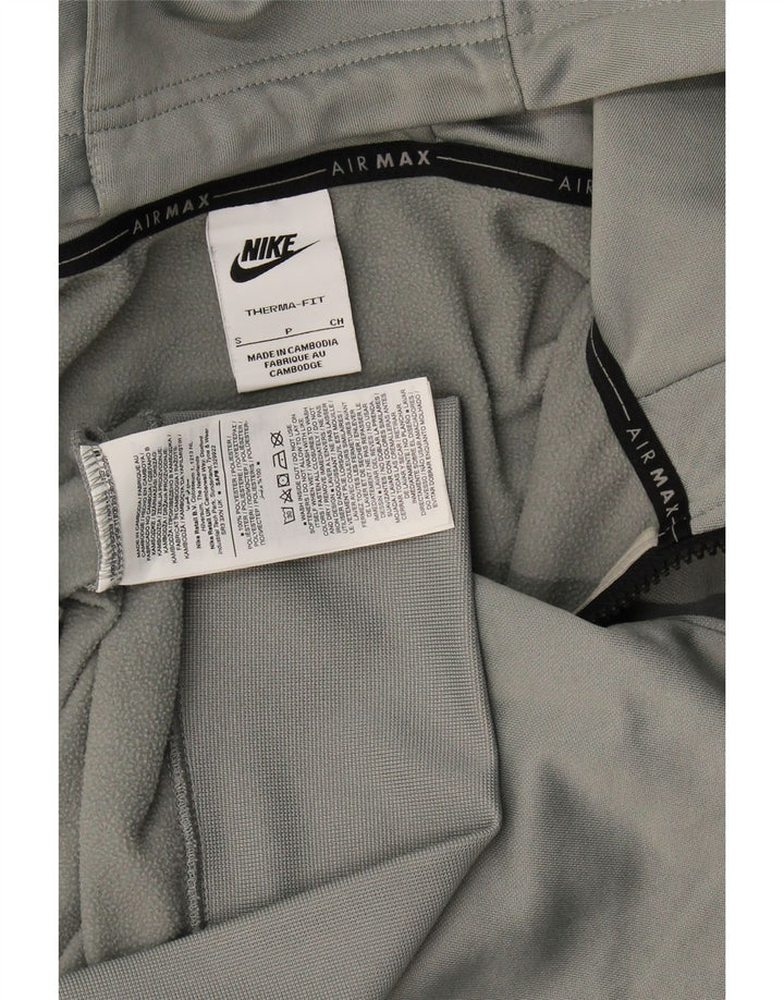 Pulover Nike Graphic Zip pentru bărbați, poliester mic, gri