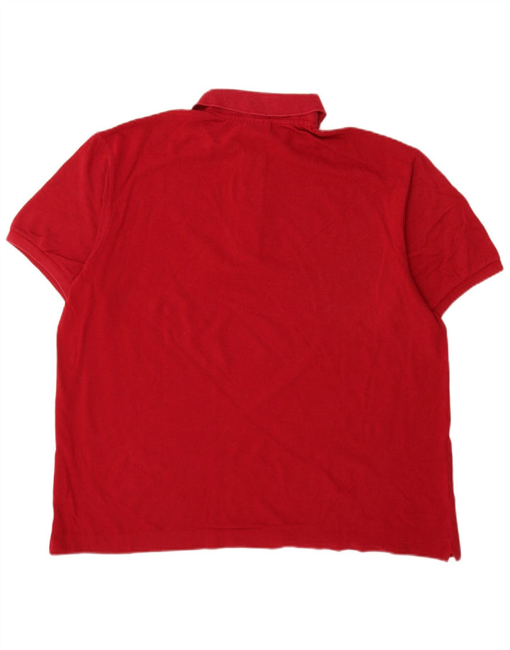 Tricou polo pentru bărbați Lacoste Mărimea 6 XL Bumbac roșu