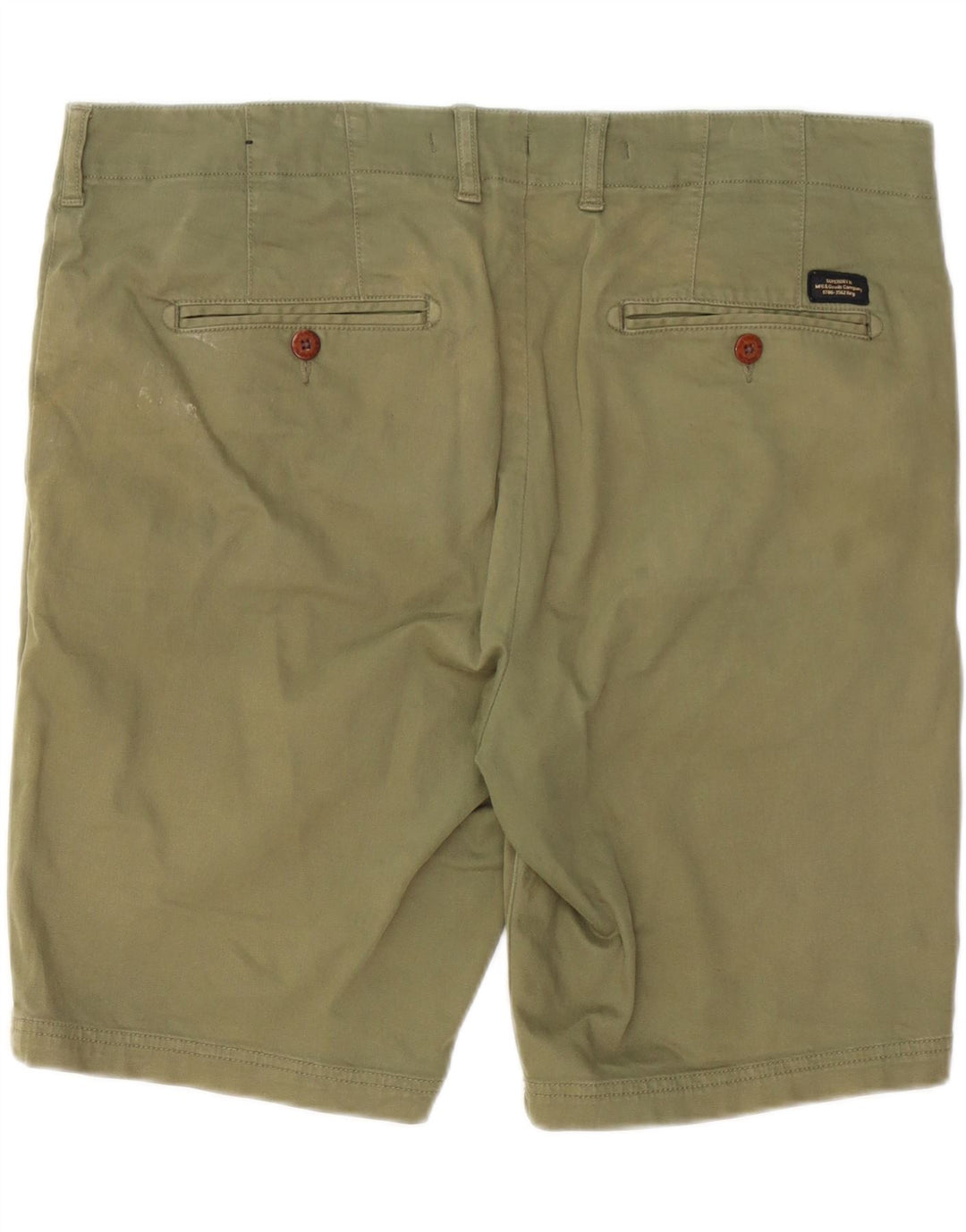 Pantaloni scurți chino pentru bărbați SUPERDRY W36, bumbac kaki mare