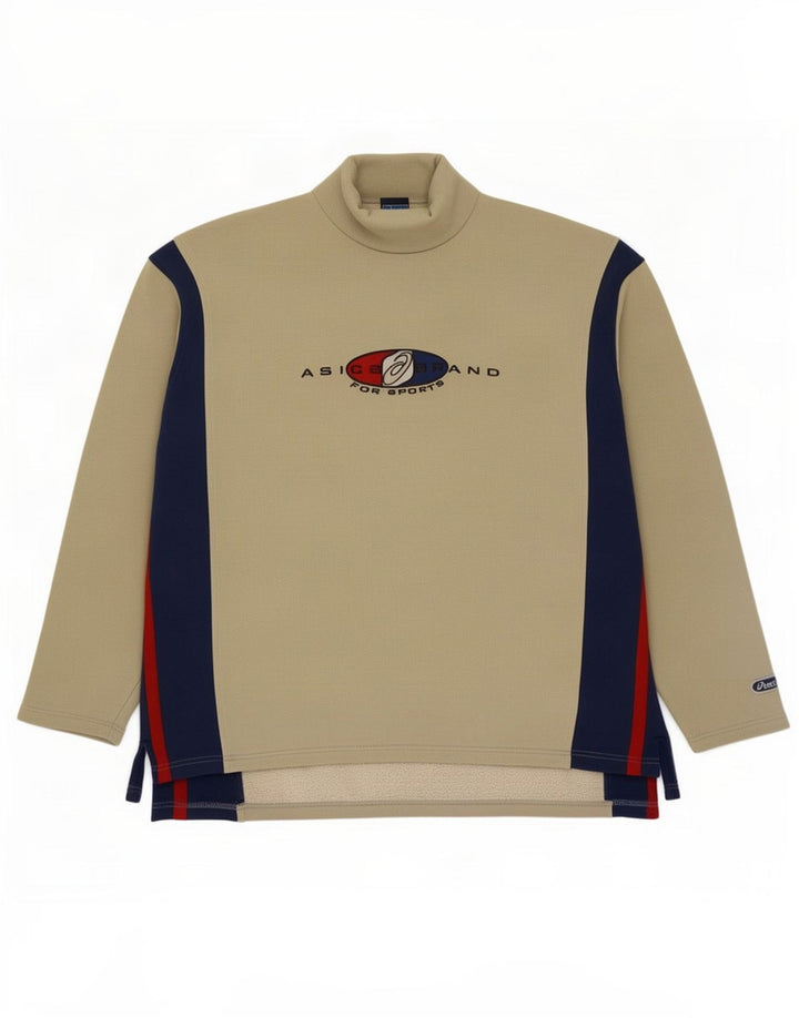 Hanorac grafic pentru bărbați Asics Jumper XL Bej Colorblock