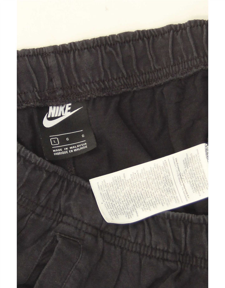Pantaloni scurți sport Nike pentru bărbați, mari, negru, bumbac