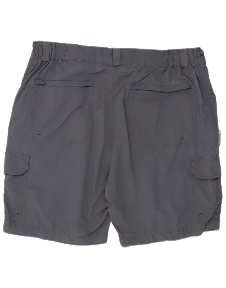 Pantaloni scurți cargo pentru bărbați Mountain Warehouse W40 XL nailon gri