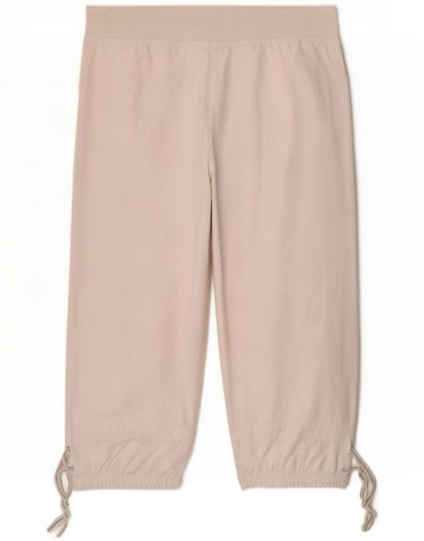 Champion Womens Capri Trening Pantaloni Joggeri UK 18 XL Bumbac alb