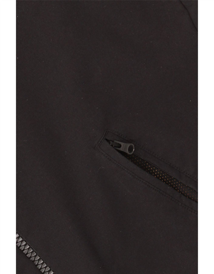 Jachetă de top pentru trening grafic ADIDAS pentru bărbați, nailon, mic, negru