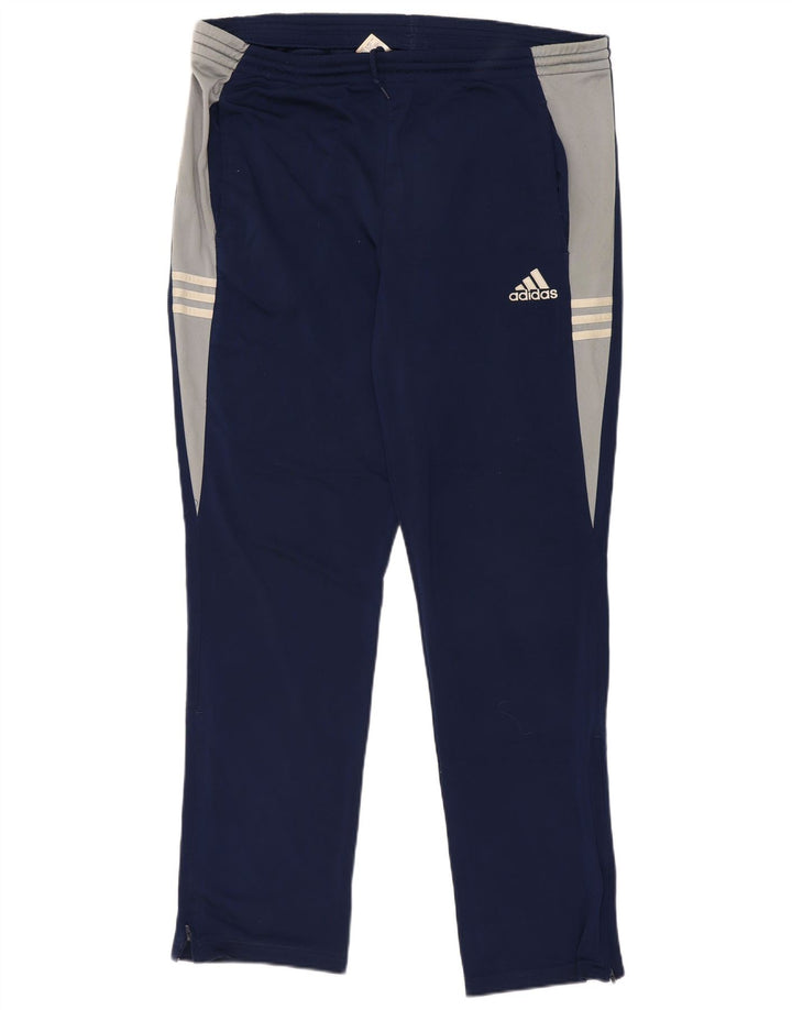 Pantaloni de trening Adidas pentru bărbați, 2XL, albastru bleumarin, poliester color bloc