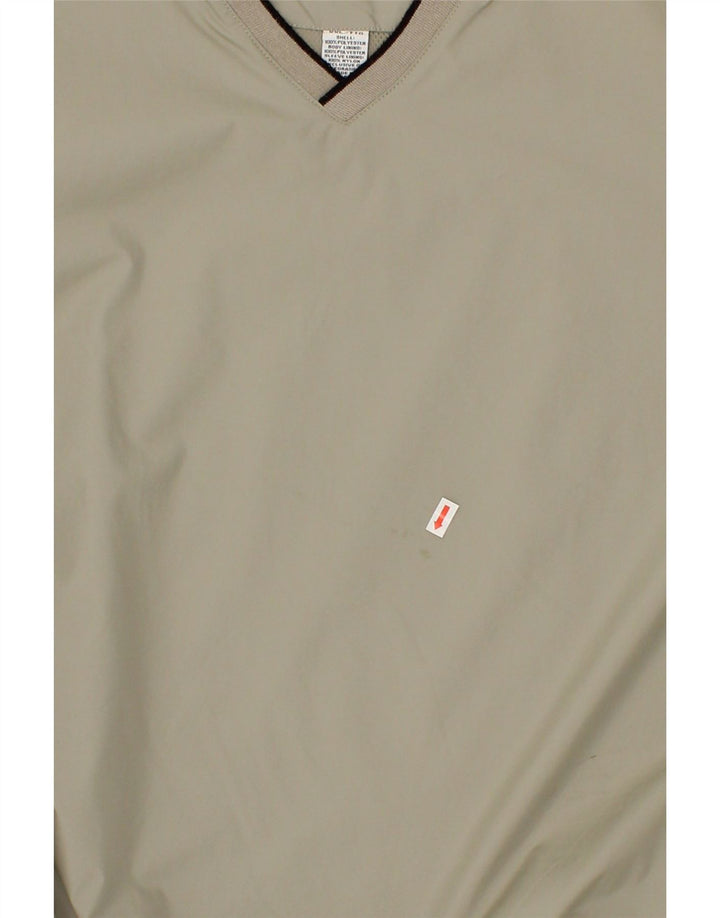 IZOD Mens Pullover Tracksuit Top Jacket 2XL Beige Polyester Vintage Izod and Second-Hand Izod from Messina Hembry 