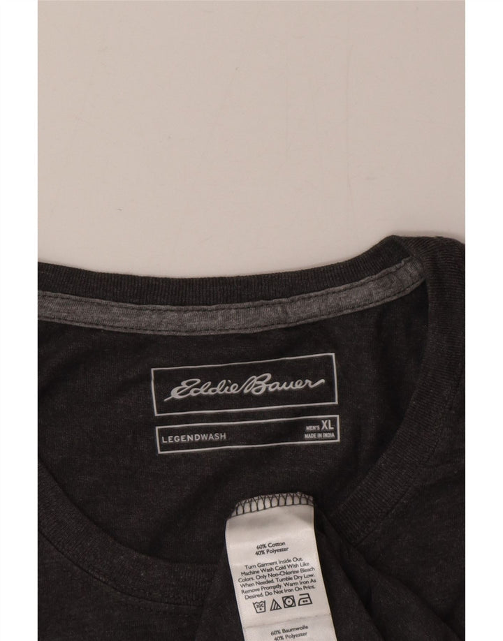 Tricou grafic pentru bărbați Eddie Bauer Top XL bumbac gri