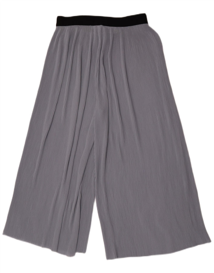 Pantaloni Capri Cullotes pentru femei Zara Medium W28 L21 Blue Colorblock