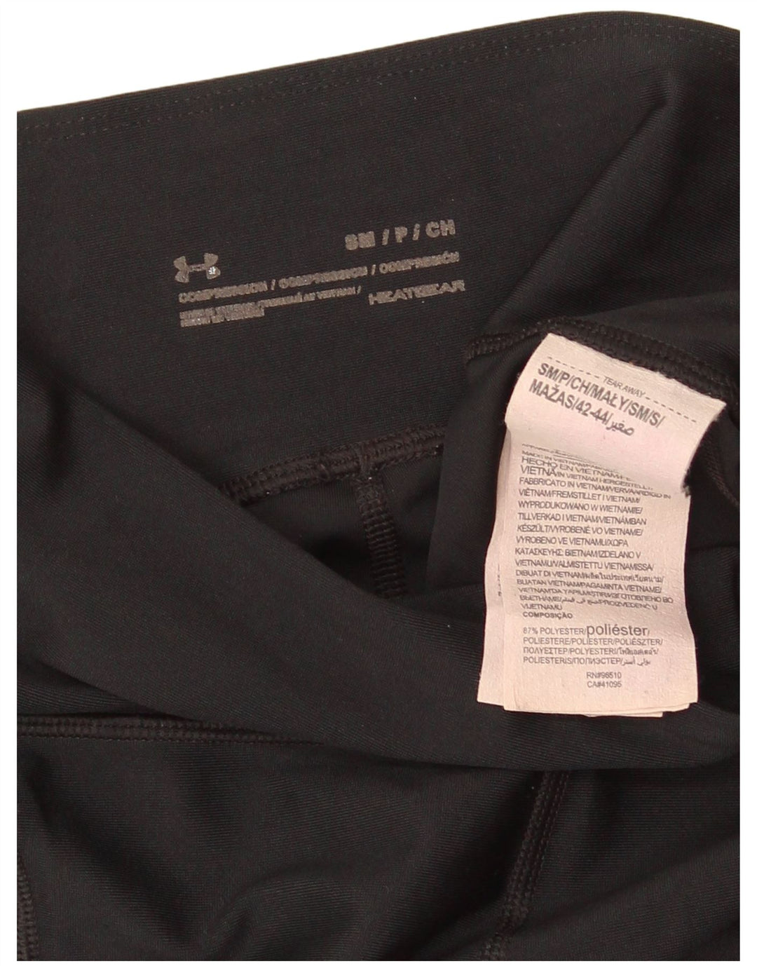 Leggings pentru femei Under Armour UK 10, poliester negru mic