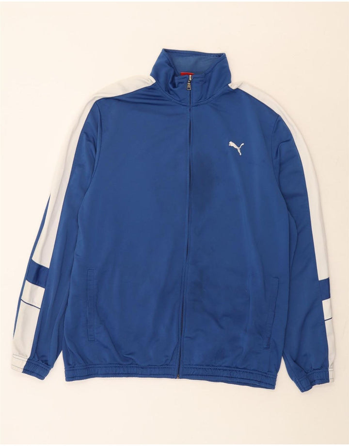 Jachetă de trening pentru bărbați Puma, 2XL, albastru, bloc de culoare