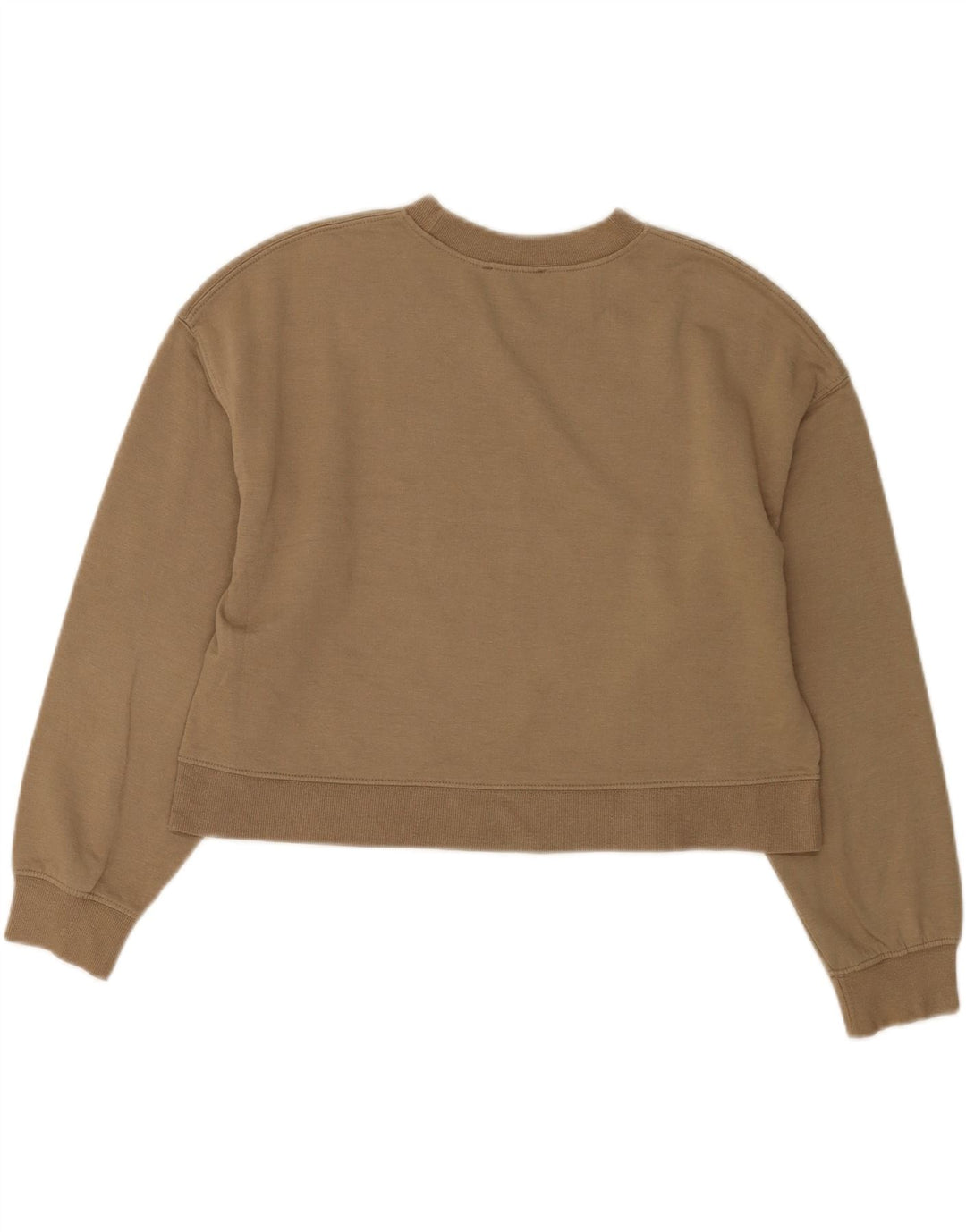 Pulover pentru damă Zara Crop Pulover UK 14 Medium Bej Bumbac