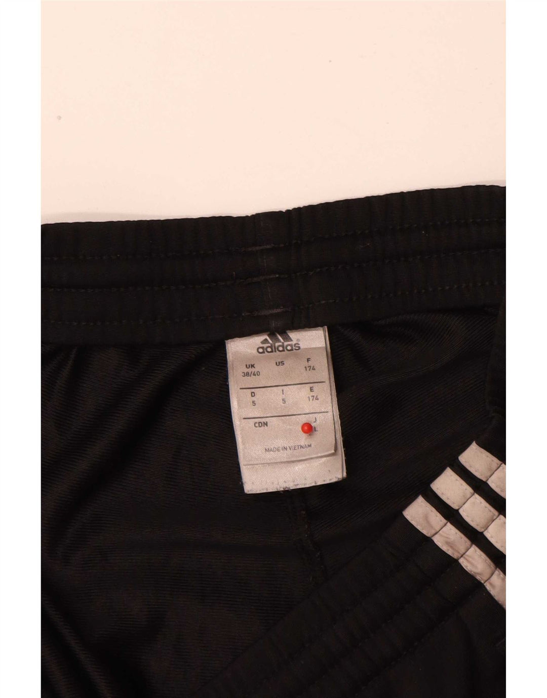 Pantaloni de trening Adidas pentru bărbați, poliester mediu negru