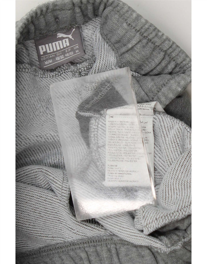 Pantaloni de trening cu grafică Puma pentru bărbați Pantaloni de jogging, gri mediu, bloc de culoare