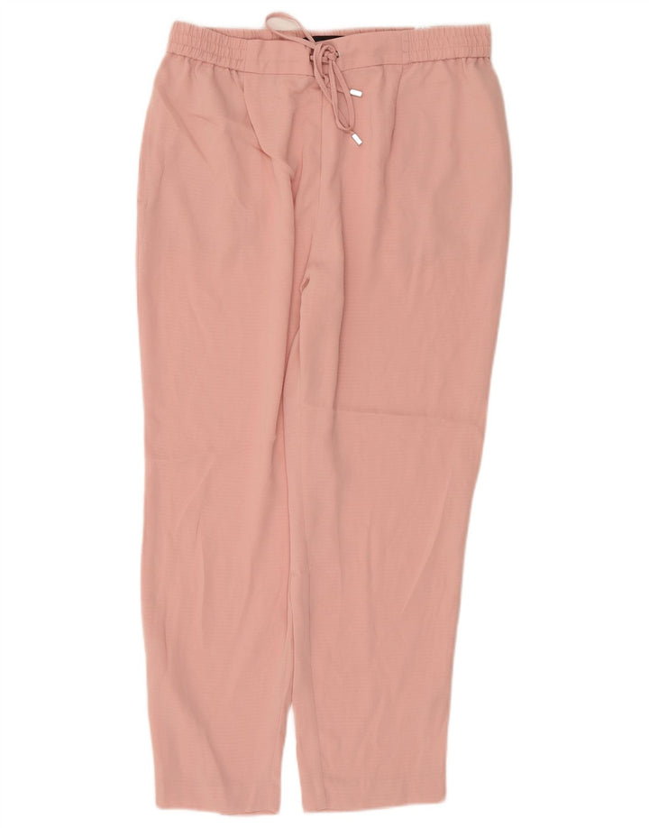 Pantaloni Drepți Casual Zara Femei L30 L26 Roz Poliester
