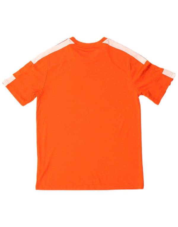 Tricou cu grafică Adidas Aeroready pentru băieți Top 13-14 ani Poliester portocaliu
