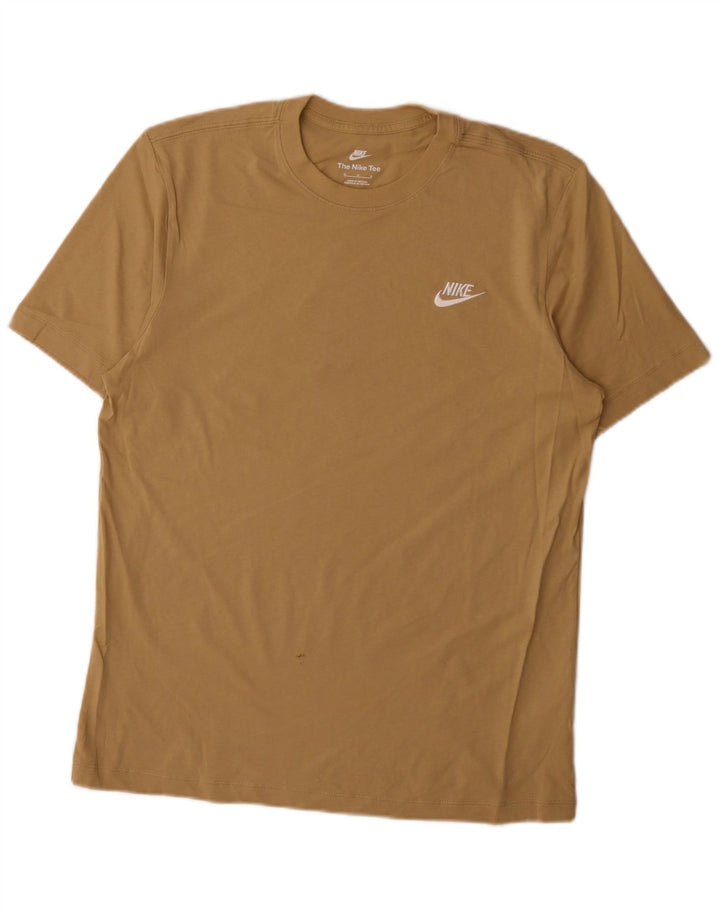 Tricou pentru bărbați Nike Top Mediu Bej Bumbac