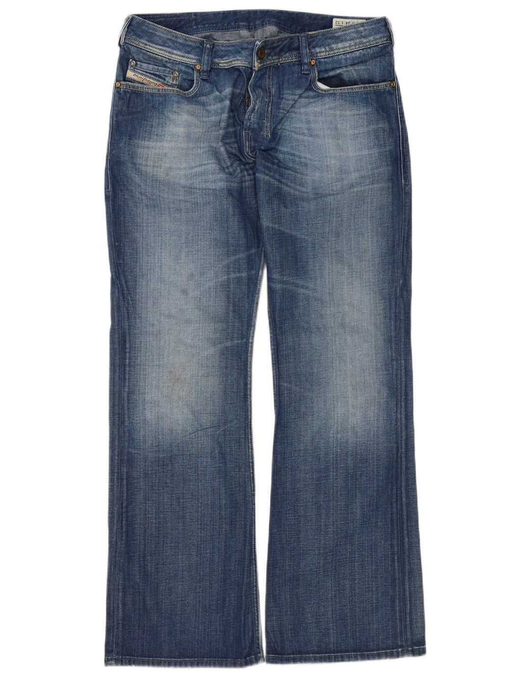 Blugi pentru bărbați Diesel Zathan Regular Bootcut W34 L32 Bumbac albastru
