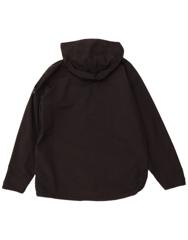 JACK WOLFSKIN Jachetă de ploaie cu glugă pentru bărbați UK 42 Poliamidă neagră mare