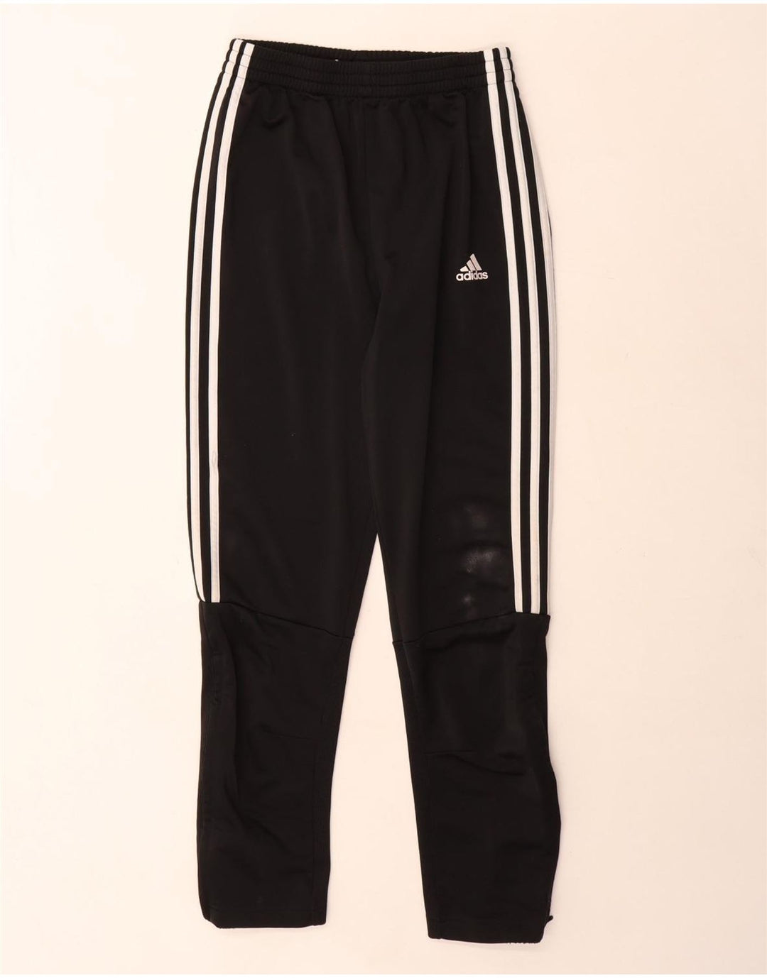 Pantaloni de trening Adidas baieti 13-14 ani poliester negru