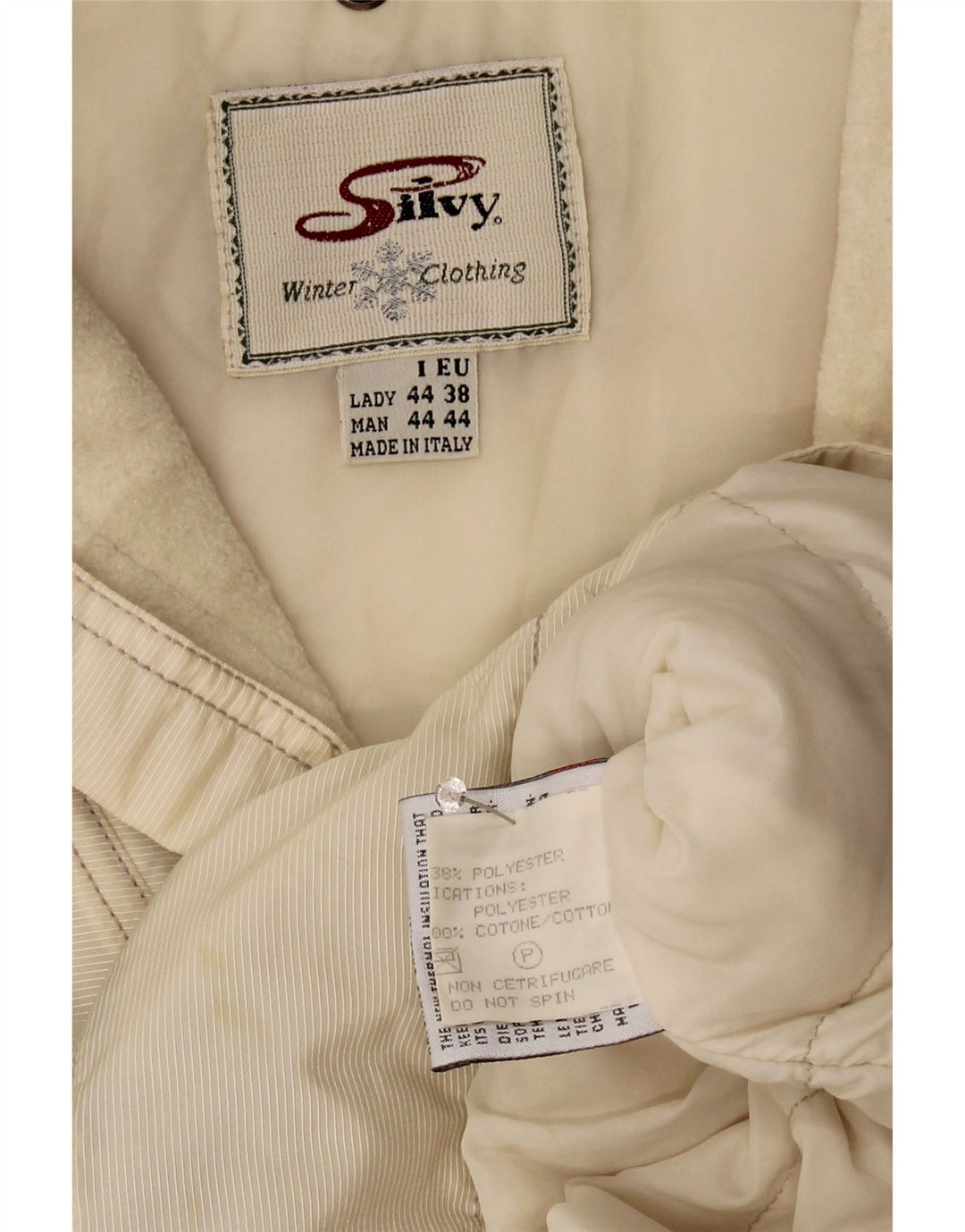 Jachetă Anorak cu glugă pentru femei Silvy EU 38 Medium Off White Paisley