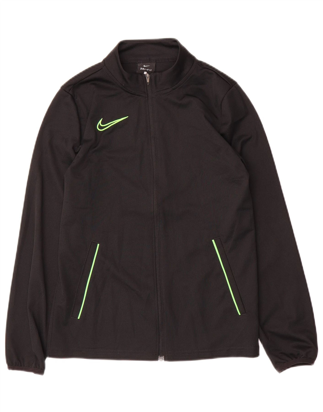 Jachetă de top pentru trening Nike Dri Fit pentru băieți 12-13 ani, mare, negru, poliester