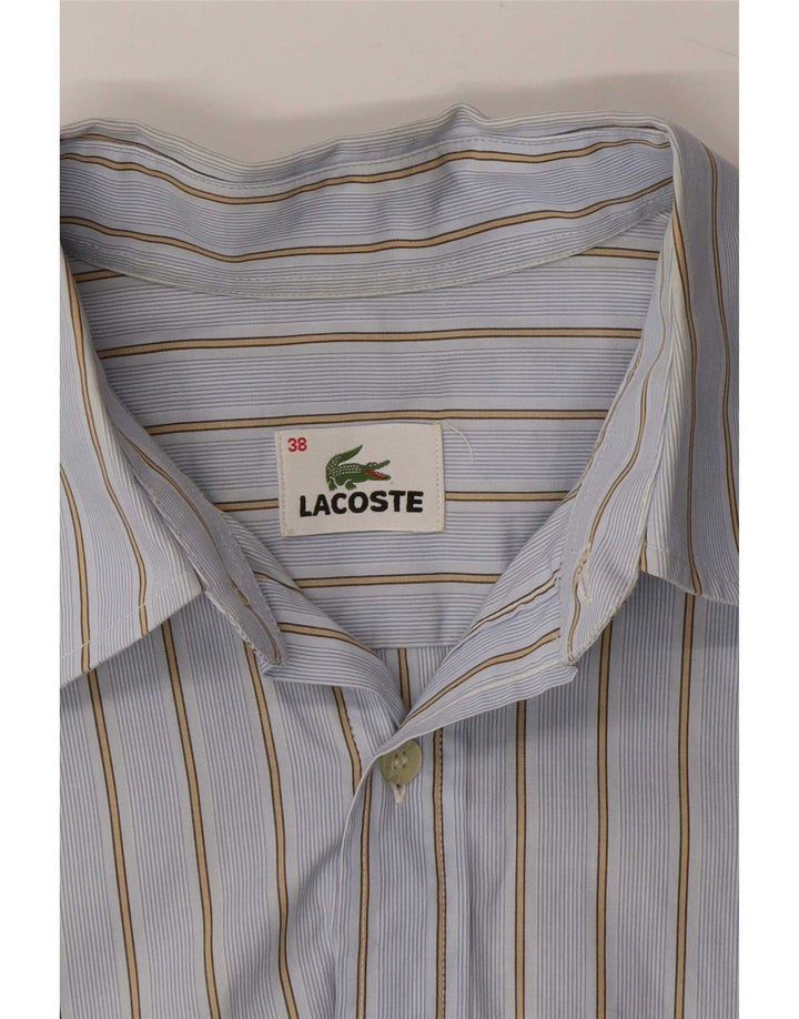 Camasa barbati Lacoste Mărimea 38 Bumbac cu dungi albastre mici