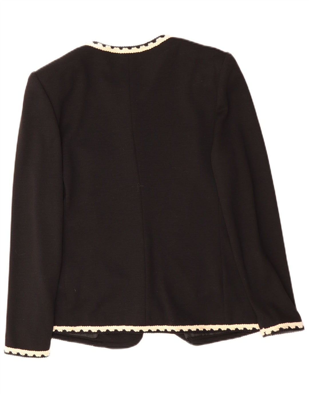 LUISA SPAGNOLI Jachetă pentru femei cu 5 nasturi IT 44 Medium Black Acetat