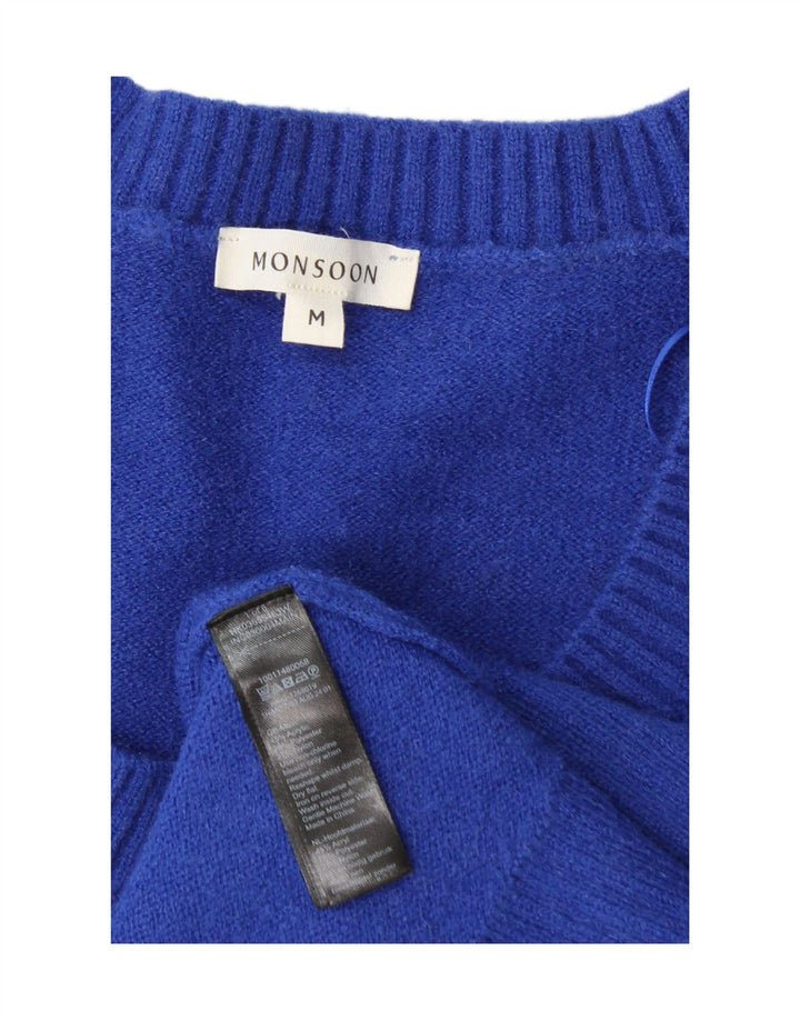 Vestă pentru femei Monsoon Tank Top UK 14 Medium Blue Acrylic