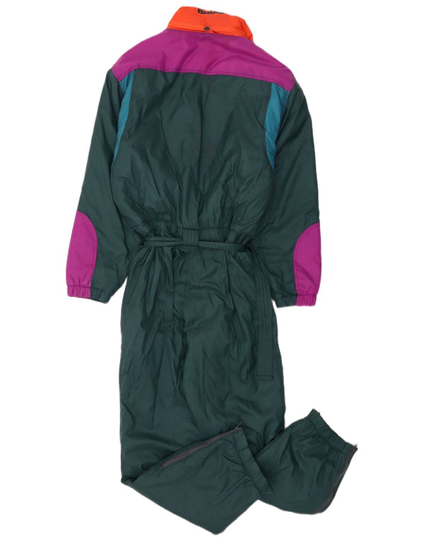 Salopetă de schi pentru bărbați Brugi, cu glugă, IT 52 XL, verde, poliamidă color bloc