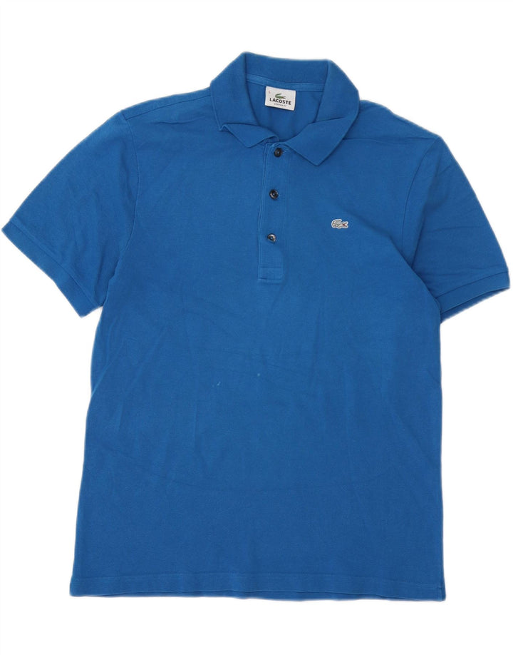 Tricou polo LACOSTE pentru bărbați mărimea 5 mare, albastru, bumbac