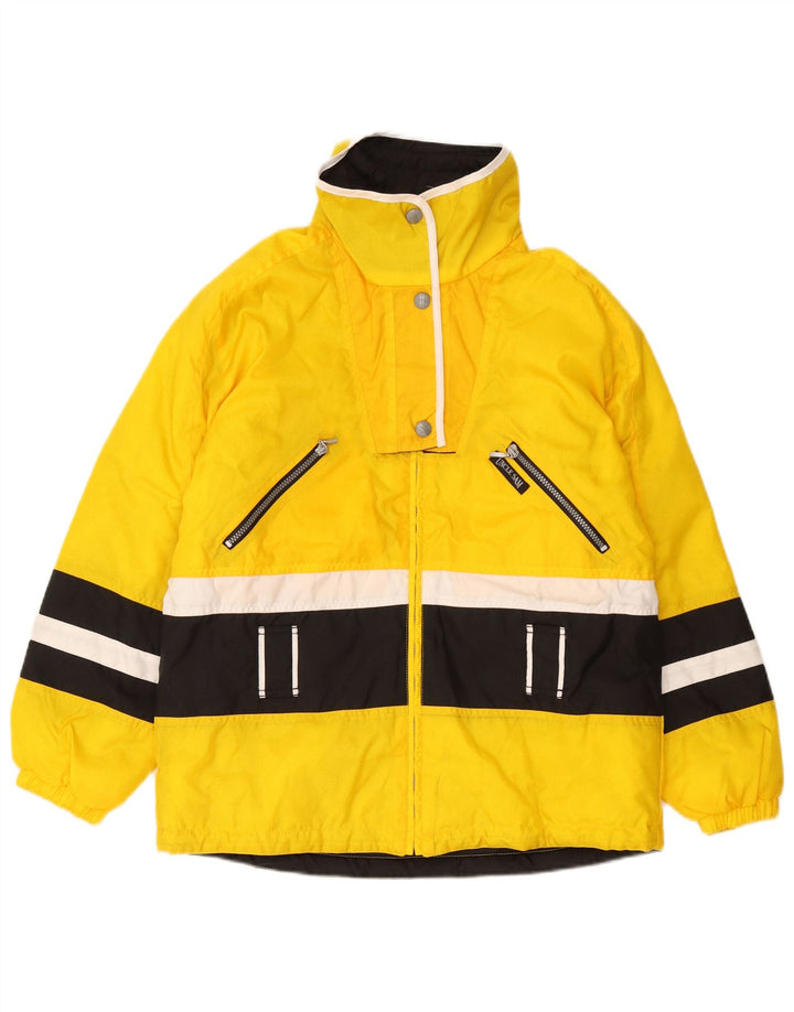 Jachetă căptușită supradimensionată pentru femei Uncle Sam UK 10 Small Yellow Colorblock