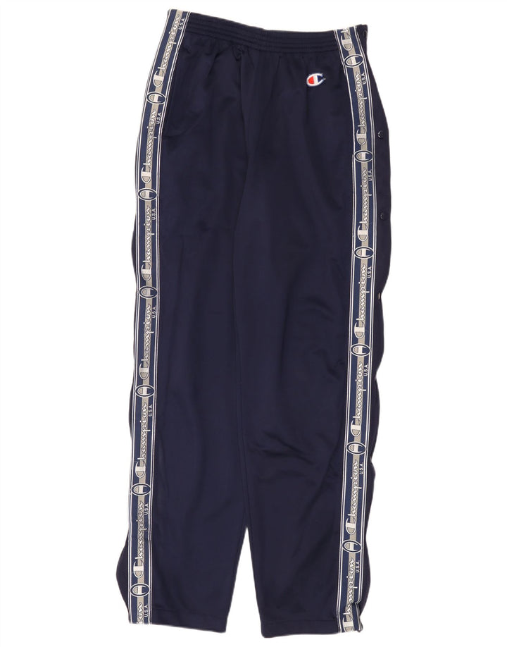 Pantaloni de trening cu grafic pentru femei Champion UK 12 Medium Bleumarin