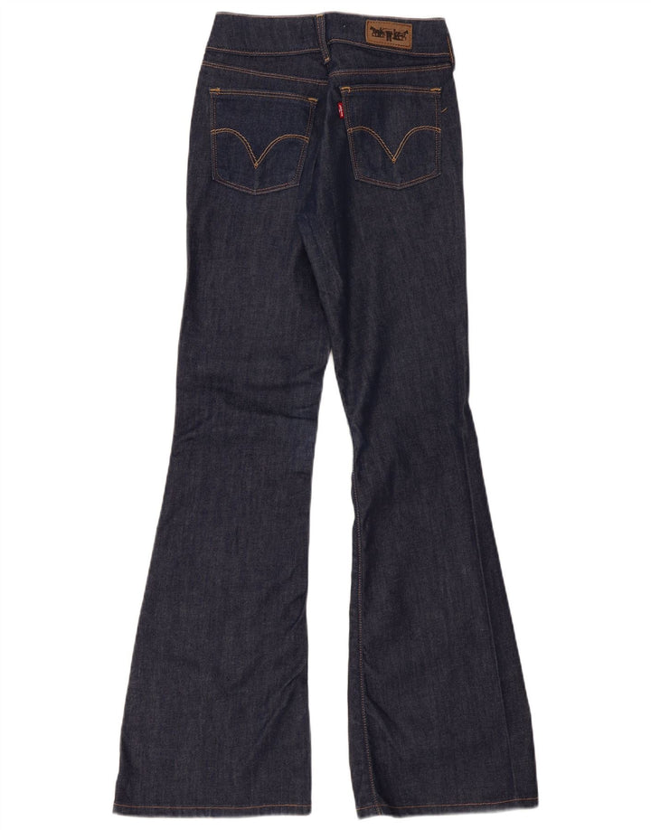 Blugi evazați Levi's pentru femei 479 Booty W27 L34 bumbac bleumarin