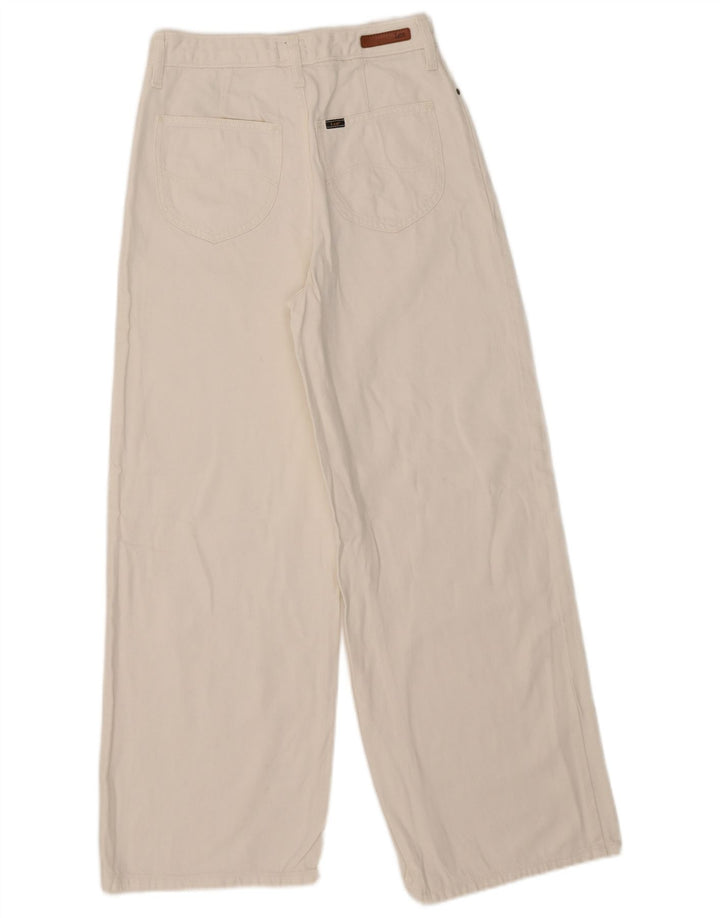 Blugi LEE Stella pentru femei cu picioare largi W27 L27 bumbac alb
