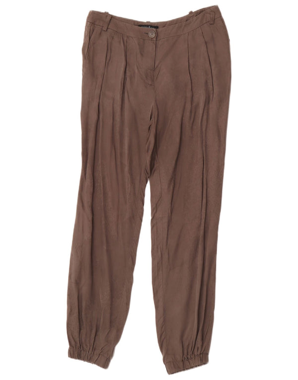 Pantaloni de jogging Guess pentru femei IT 42 Medium W27 L29 Maro Cupro