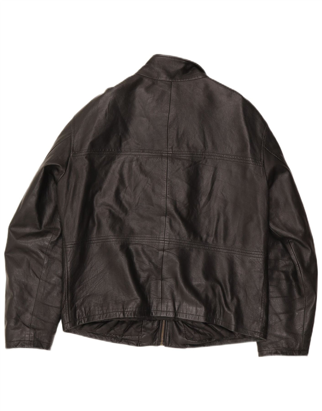 Jachetă de piele vintage pentru bărbați UK 38 Medium Black