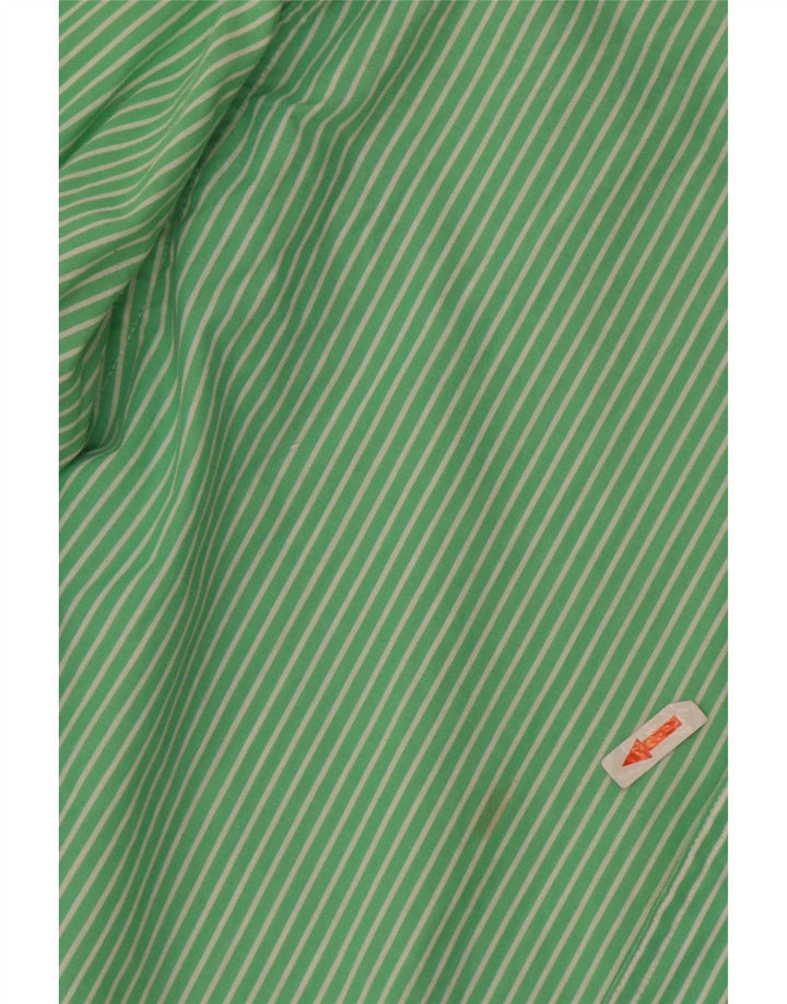 Cămașă pentru bărbați Chaps Easy Care, bumbac mare cu dungi verde