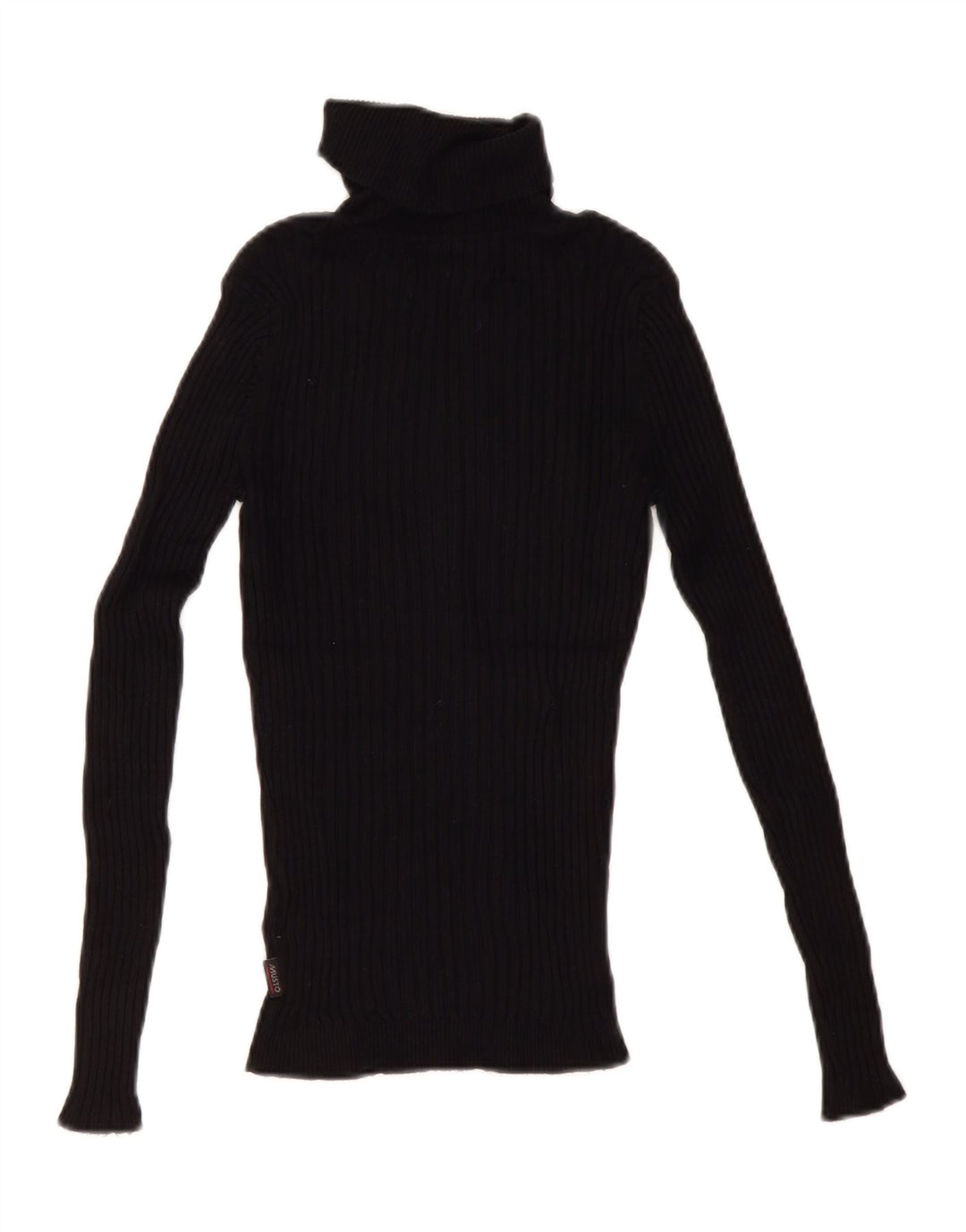 Musto Pulover cu gât rulat pentru femei UK 12 Medium Black Viscose